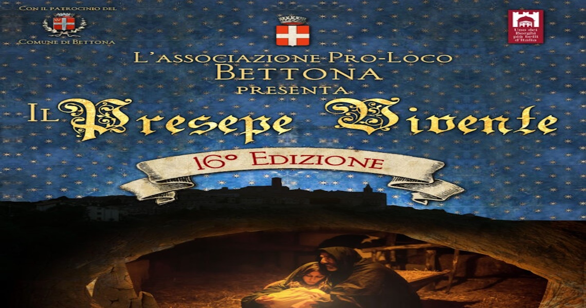 playbill Presepe Vivente di Bettona 2024 - Bettona